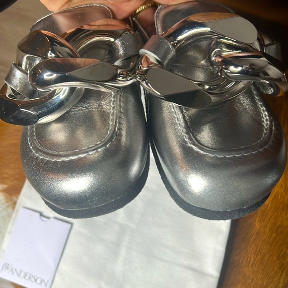 NEW | JW ANDERSON CHAIN LOAFER LEATHER MULES - New w/o box | Sold-out color - Picture 7 of 10